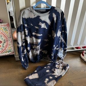 Tie dye sweat set